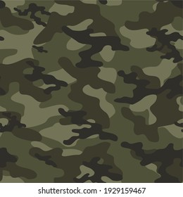 army camouflage vector seamless print