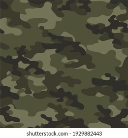 army camouflage vector seamless print