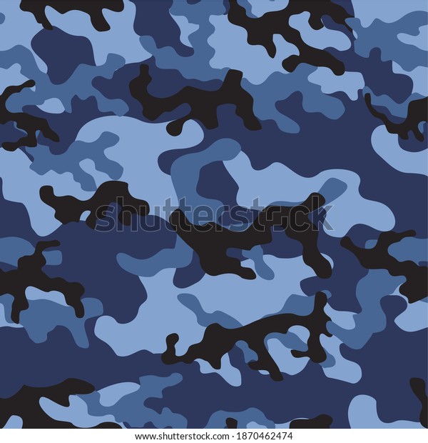 Army Camouflage Vector Seamless Print Stock Vector (Royalty Free ...