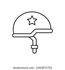  Army cap vector icon which can easily modify or edit

