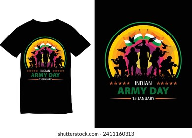Army day tshirt design, tshirt design ideas