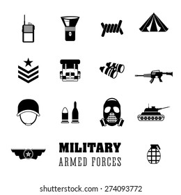 Army design over white background, vector illustration.