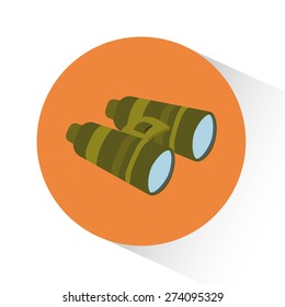Army design over white background, vector illustration.