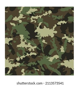 army digital drawing pattern with various colors and shapes