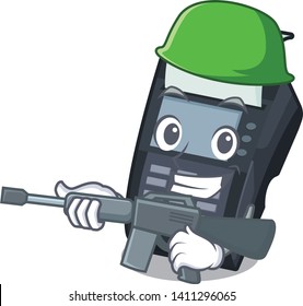 Army EDC machine is above cartoon chair