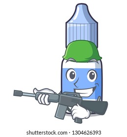Army eye drops small bottle of character