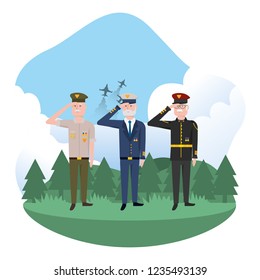 Army forces men design