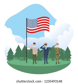 Army forces men design