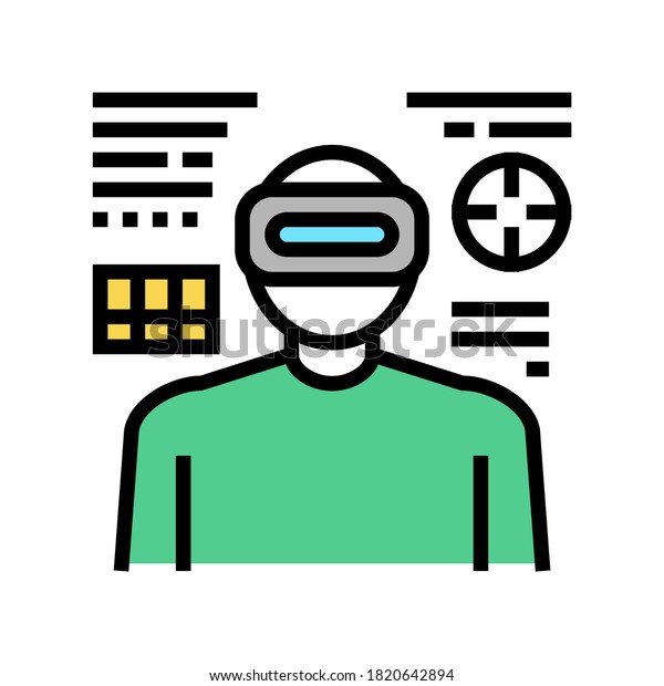 army of future color icon vector. army of\
future sign. isolated symbol\
illustration