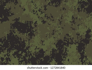 Army green camouflage pattern background. Vector illustration eps 10