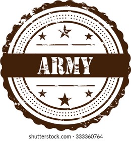 Army / Grunge Badge