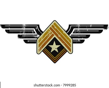 army grunge emblem