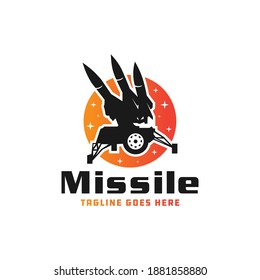 army guided missile logo design