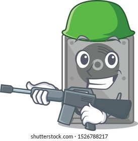 Army hard drive internal on the character