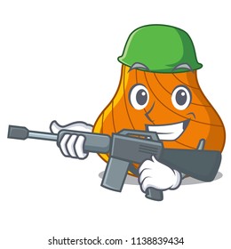 Army hard shell character cartoon