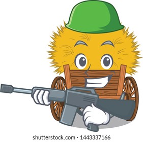 Army hayride isolated within in the character