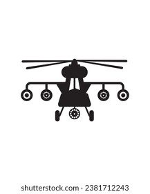 army helicopter icon, vector best flat icon.