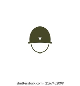 Army Helmet Icon.vector Illustration Symbol Design.