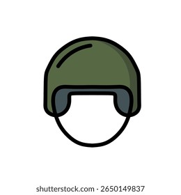 army helmet Isolated on white background