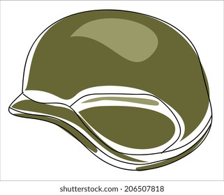 army helmet (military helmet)