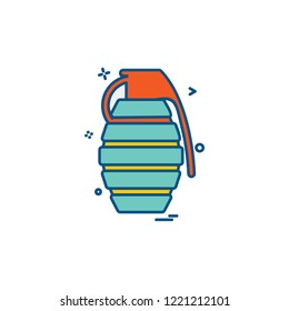 Army icon design vector