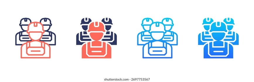 Pacote de Ícones do Exército em Vários Estilos