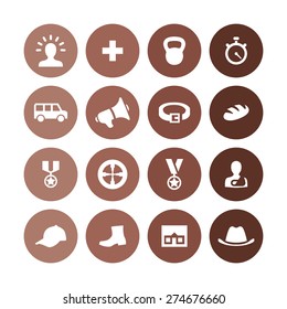 army icons universal set for web and mobile