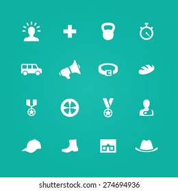 army icons universal set for web and mobile