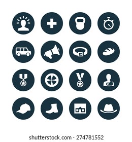 army icons universal set for web and mobile