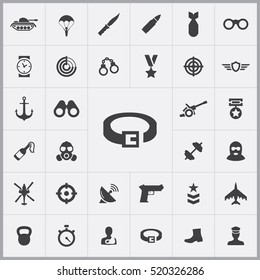 iconos del ejército conjunto universal para web y móvil