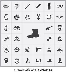 army icons universal set for web and mobile