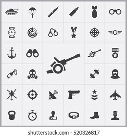 army icons universal set for web and mobile