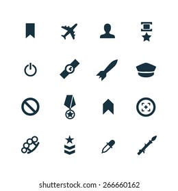 army Icons Vector set