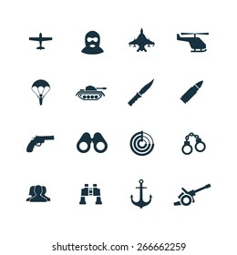 army Icons Vector set