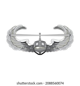 army jet logo simple clean and elegance