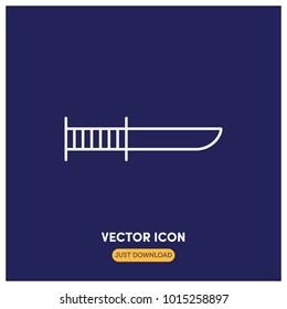 Army Key Vector Icon Illustration