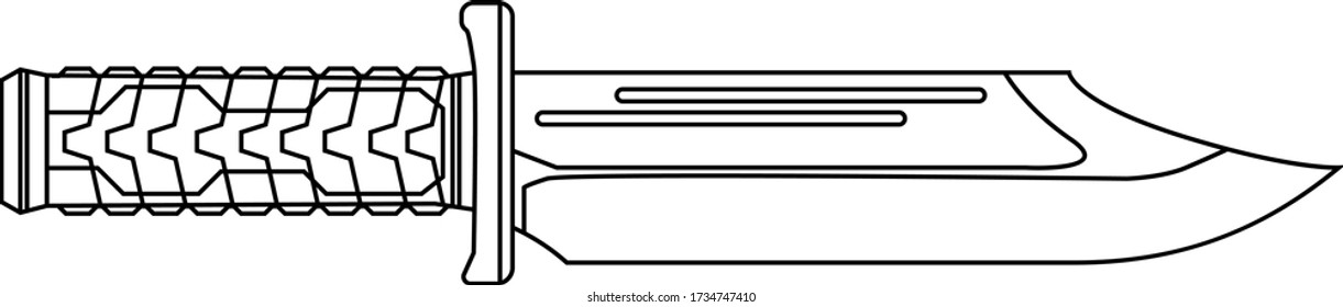 army knife blade steel arms