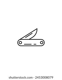 army knife icon, vector best line icon.