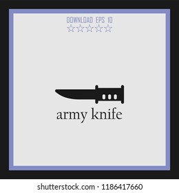 army knife vector icon