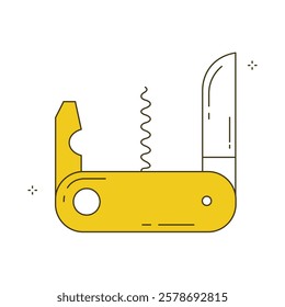 Army Knife Vector Icon Design