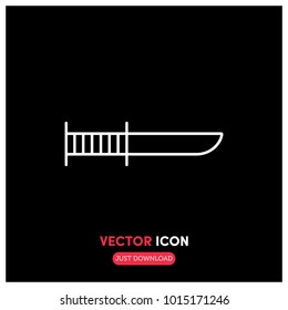 Army Knife Vector Icon Illustration