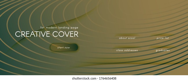 Army Landing Page Design. 3d Fluid Shapes Banner. Wave Business Background. Green Futuristic Website. Landing Page Design. Flow Vibrant Elements. Technology Landing Page Design.