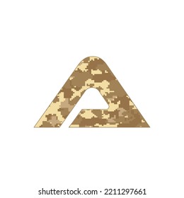 Diseño del logo de una carta del ejército 