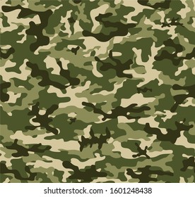 
Army light camouflage seamless pattern. Vector print.