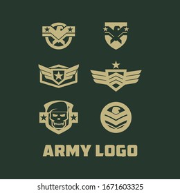 Army Logo Design Vector Template