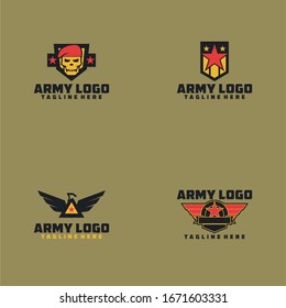 Army Logo Design Vector Template