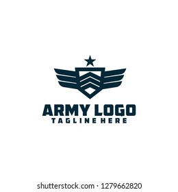 Army Logo Template Stock Vector (Royalty Free) 1279662820 | Shutterstock