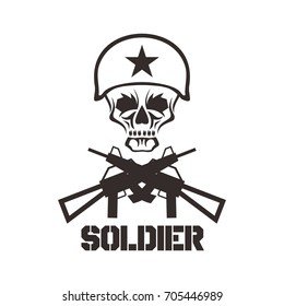 Army logo template. Military logo concept