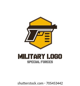 Army logo template. Military logo concept