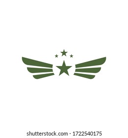 Logo der Armee, Vektorgrafik-Vorlage
